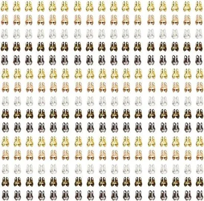 Immagine prodotto di Kralenkit fai da te, 5 colori, 1000 pezzi, con ganci per collane e bracciali, ideale per progetti di gioielleria