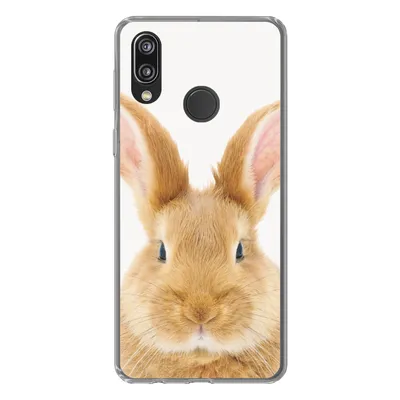 Produktbild von MuchoWow® Handyhülle Schutzhülle Hülle für Huawei P20 Lite (2020) Kinder - Kaninchen - Kind - Mädchen - Jungen Silikon Softcase Handy Hülle - Kartenhalter