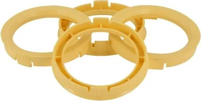 Produktbild von 4x TPi Zentrierringe 6915410 ABS (Acrylnitril-Butadien-Styrol-Copolymerisat) Kohlefaser 54.1mm 69.1mm