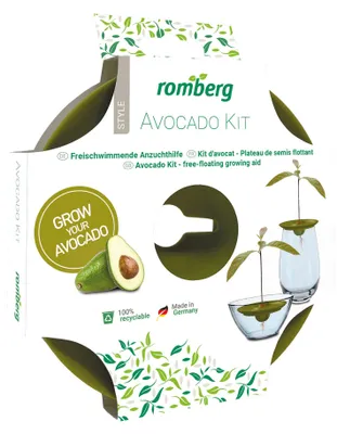Image de Romberg Avocado Kit Anzucht-Set (Freischwimmende Anzuchthilfe, ø 15 cm)