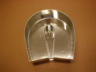 Produktbild von Backform - Hufeisen klein Felcman Material:: Metal, Farbe:: Silber, Geschirrspülmaschine:: Nein