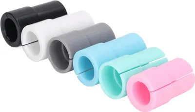 Imagen del producto de Adaptador para bolígrafos, juego de 6 unidades para Sharpie y Cricut (compatible con Explore Air, Explore Air 2, Explore Air 3 y Maker). Incluye 1 adaptador de cada color: , blanco, gris, rosa, verde y azul