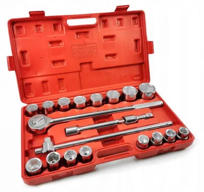 Produktbild von Steckschlüssel 21-teilig 3/4" 19-50mm 6-kant M58252