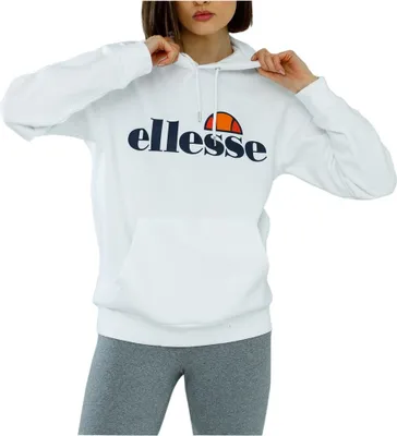 Image de ellesse Torices OH sweat capuche femme blanc/noir - S