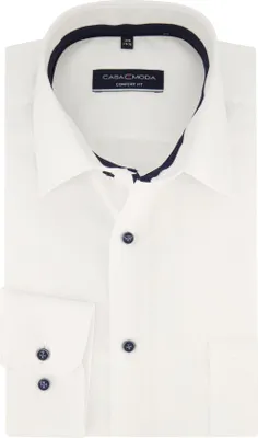 Produktbild von Casa Moda Businesshemd Comfort Fit weiß Struktur