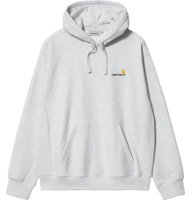 Produktbild von CARHARTT WIP Kapuzenpullover „American Scri“ – grau – M – 532504
