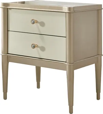 Produktbild von Nachttisch Beistelltisch Tisch Holz Tische Möbel Nachttische Beige Schlafzimmer
