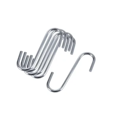 Produktbild von ORION Háčik na kuchynskú lištu KITCHEN-RELING Háčik na fajčenie 6x4,5 cm 6 kusov