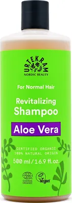Obrázok produktu pre Urtekram Aloe Vera Shampoo, 500 ml, Šampón, Neprofesionálne, Ženy, Normálne vlasy, Hydratačný, Posilnenie