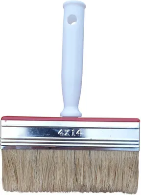 Produktbild von Flächenstreicher Pinsel Hell 140x40mm für Lasuren und Große Flächen Malerbedarf 1 Stück
