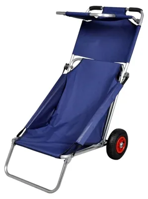 Produktbild von Klappbarer Strandwagen mit Sitz- und Liegefunktion