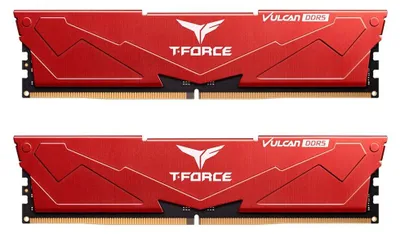 Immagine prodotto di Gruppo Team DDR5 32GB KIT 2X16GB PC 6000 TEAM T-FORCE VULCAN FLRD532G6000HC30DC01 ROT