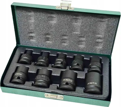Obrázek produktu pro Sada Rázových Nástrčných Hlavic Honiton 1/2"" 9 Ks Torx V.