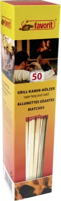 Produktbild von Favorit Grill-Kaminhölzer extra lang 20 cm, 50 Stück