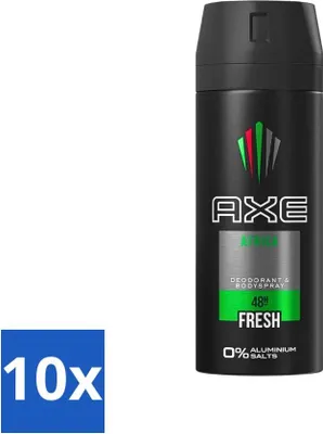 Immagine prodotto di AXE - Deodorante spray - Africa - Arancia e sandalo - Nutriente - 150 ml - Confezione risparmio - 10 pezzi