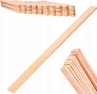 Obrázek produktu pro Dřevěná míchačka na barvy, 30 cm (sada 100 kusů)