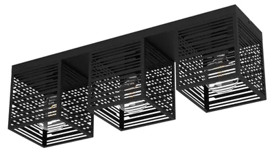 Obrázek produktu pro EGLO 900357, 3 žárovek, E27, IP20, Černá
