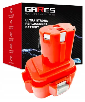 Produktbild von Gares Akkupack zum Zellentausch für Maktec MT062SK2 3000mAh | 9,6 V 3 Ah Inny | Ersatz-Zellenpack für Werkzeugakkus | Profi-Qualität Gares®