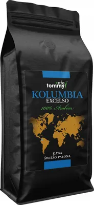 Immagine prodotto di Chicchi di caffè 1 kg Colombia 100% Arabica Exceslo Tostato fresco - Tommy Cafe