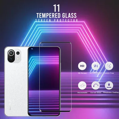 Zdjęcie produktu dla 1-pak Xiaomi 11 Szkło ochronne na ekran - Szkło hartowane 9H - Super jakość 3D
