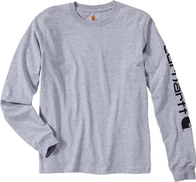 Produktbild von Carhartt Logo Langarm-t-shirt Grau 2XL Grau 2XL