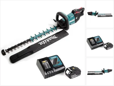 Zdjęcie produktu dla Akumulatorowe nożyce do żywopłotu Makita DUH 601 RF1 18V 60cm bezszczotkowe + 1x akumulator 3.0Ah + ładowarka