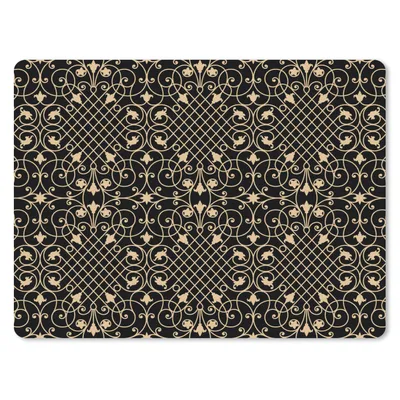 Produktbild von MuchoWow® Mauspad Mousepad Muster - Abstrakt - Gold - Jahre 20s 23x19 cm - Mousepads - Maus Mat - Pad - Mausunterlage - Schreibtischunterlage - Mauspad