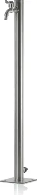 Immagine prodotto di Erogatore d'acqua Zelsius in acciaio inox "Wellington", 95 cm, erogatore da giardino a colonna d'acqua