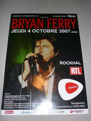 Obrázek produktu pro BRYAN FERRY - 2007 - PLAKÁT - 70x100 cm