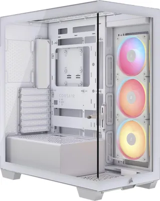 Immagine prodotto di CORSAIR Geh Midi 3500X LXR LINK (Tempered Glass) White