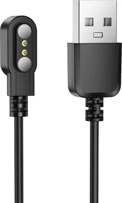 Image de Câble de recharge pour smartwatch Hoco 0,6 m Y26 / Y27 noir
