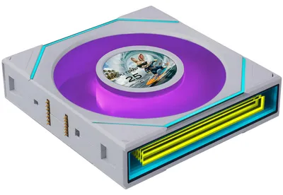 Produktbild von Lian Li UNI FAN SL-INF 120 FLEX LCD Wireless ARGB weiß| Gehäuseluefter - Gehäuse-Lüfter