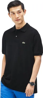 Zdjęcie produktu dla Lacoste L1212 Short Sleeved Ribbed Collar S Czarny