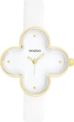 Obrázek produktu pro Oozoo náramkové hodinky bílé kožené hodinky Dámské analogové quartzové hodinky UOC11520