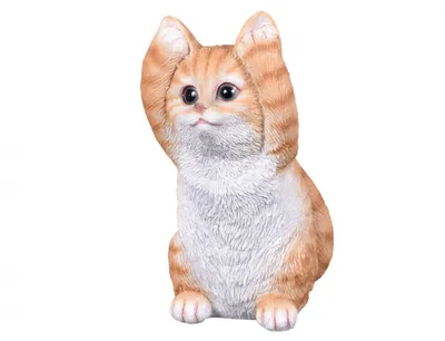 Image de Nohel Garden Chat assis - Je n'entends rien 16x11x18cm