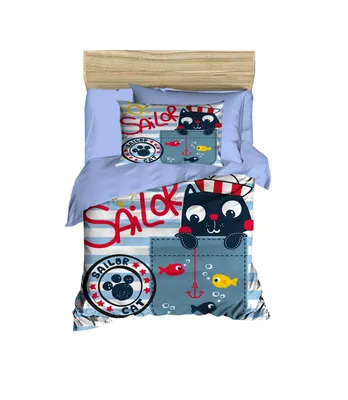 Image de L'Essentiel Linge de Maison, PH146, Baby-Bettbezug-Set, Blau, 100 x 150 cm