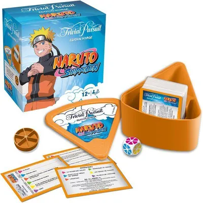 Immagine prodotto di TRIVIAL PURSUIT: Viaggio nel mondo di Naruto Shippuden - Gioco da tavolo - WINNING MOVES - Da 2 giocatori - Consigliato dai 12 anni in su