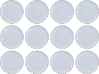 Produktbild von 12er Set Frühstücksteller Brotteller MYNTE Stillwater hellblau 19,5cm IbLaursen