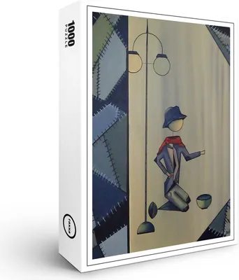 Produktbild von raxxa Premium-Puzzle "Der Obdachloser", 1000 Teile