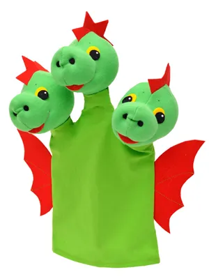 Produktbild von Handpuppe Drache 31 cm Mehrfarbig, 22464B
