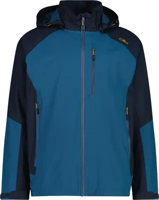 Produktbild von CMP wasserdichte Herren Ripstop Jacke Clima Protect mit abnehmbarer Kapuze blau 58