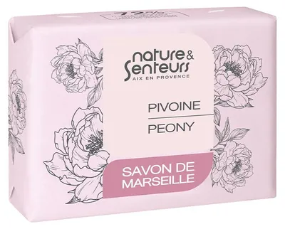 Immagine prodotto di Savon de Marseille, Pivoine, 100 g, Nature & Senteurs, sapone profumato