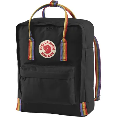 Produktbild von Fjällräven Kånken Rainbow Mini Black/Rainbow Pattern