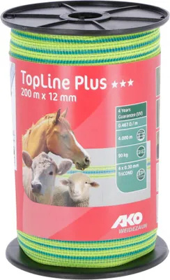 Zdjęcie produktu dla Taśma TopLine Plus, 200 m, 12 mm, neonowy żółty/niebieski 4x0,30 mm TriCond
