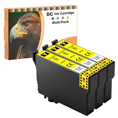 Immagine prodotto di Cartucce di inchiostro compatibili D&C 3X, colore giallo, per stampanti Epson 604XL 604 XL, compatibili con i modelli Epson Expression Home XP-2205, XP-2200, XP-3200, XP-3205, XP-4200, XP-4205 e Workforce WF-2910, WF-2930, WF-2935, WF-2950