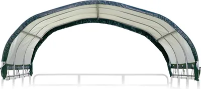 Obrázok produktu pre Shelter Logic pastiersky stan, prístrešok na pastviny 370 x 370 x 170 cm zelený 13,7 m² bez oceľového rámu