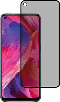 Zdjęcie produktu dla Pełna osłona Smartphonica Privacy dla OPPO A54 5G wykonana ze szkła hartowanego z zaokrąglonymi narożnikami