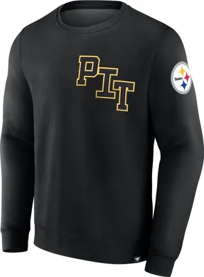 Produktbild von Pittsburgh Steelers Varsity Letter NFL Fleece Pollover - S