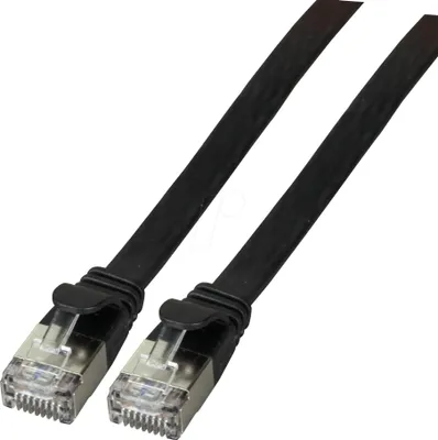 Produktbild von EFB Elektronik K5545SW.0,25, 0,25 m, Cat6a, U/FTP (STP), RJ-45, RJ-45, Schwarz