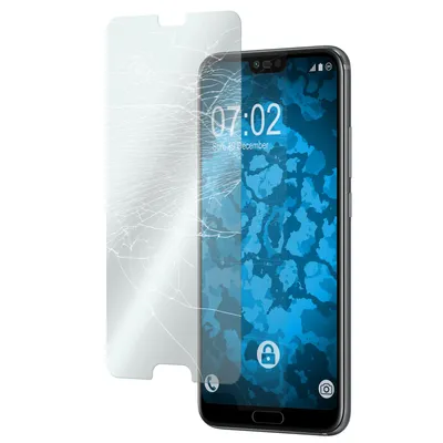 Produktbild von 2er-Pack PhoneNatic Glas-Folie klar  kompatibel mit Huawei Honor 10 - Panzerglas für Honor 10